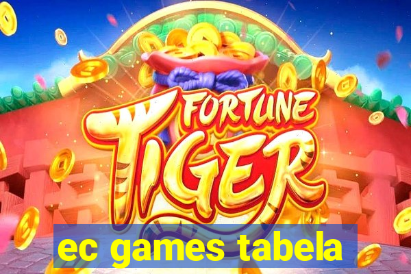 ec games tabela